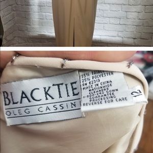 Oleg black tie Formal dress with beaded top